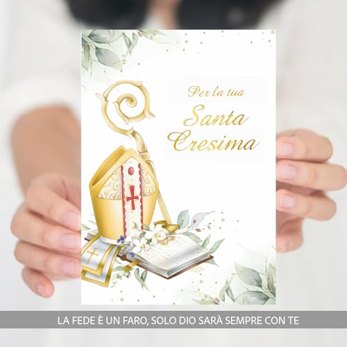 Bijlagekaart in het Italiaans, 12 x 17 cm, met envelop 5