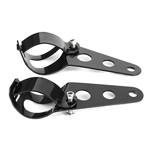 Motorfiets Koplamp Raket, motorfiets Universeel 35mm-43mm Koplamp Raket vork Koplamp houder Koplamp Raket