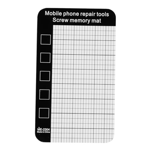 2 Pack draagbare magnetische schroefhouder, schroef opslagmat voor mobiele telefoon reparatie en werkpad, Ideaal gereedschap voor technici en DIY 3