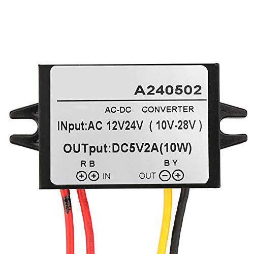 Omvormer, AC 12V 24V naar DC 5V Converter AC-DC Stap Down Power Supply Module(2A) 5