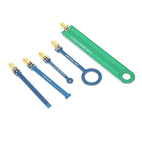 5Pcs EMC EMI Magnetic Field Probe Electronic Component Instrument in de buurt van veldgeleiding Test Antenna set om potentiële interferentiebronnen 9KHz-3GHz te lokaliseren en te lokaliseren
