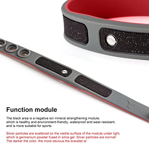 Antistatische armband, Siliconen draadloze antistatische armband, Elektrostatische Discharge Antistatische polsband, Verstelbare balans Anion Sport polsband voor mannen Vrouwen 3