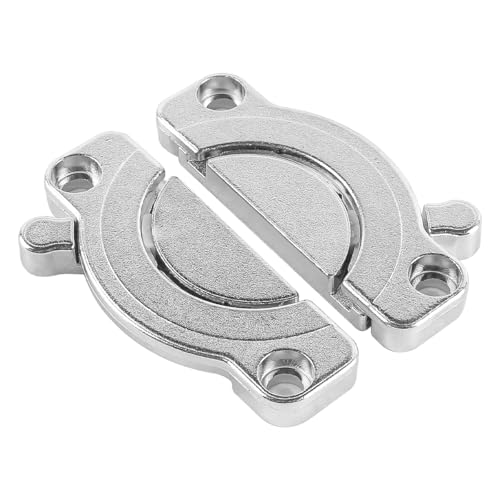 2 Piece werkblad connectoren, houten paneel connectoren met draaien handvat voor desks, eettafels & meer, zinklegering meubel hardware 4