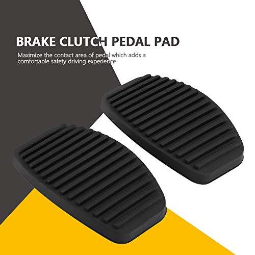 1 paar rubberen pads voor rempedaal, antislip pedaaldeksel