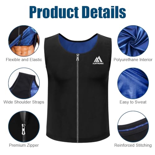 Sauna voor heren Vest Body Shaper Sweat Vest Heat Catching Sauna Tops Body Shaper Slimming Fitness Tracksuit 3