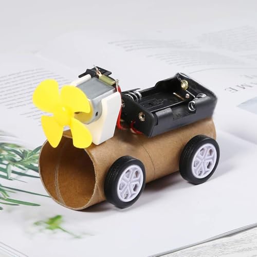 Zee 95-Piece Mini elektrische motor Set, Mini DC Motoren 1.5V-3V 24000rpm met 6 st Mini Motor en 6 st AA Batterijhouder en Propeller voor DIY Science Lab Project 5