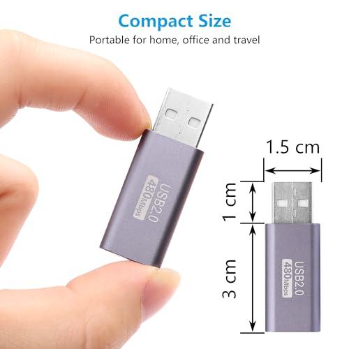 USB A to B Adapter USB 2.0 Printerkabel Een Plug to B aansluiting voor printers, scanner, fax en meer 5