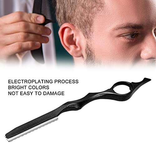 Professional Hair Styling Thinner Texturizing Cutting Feather Hair Styling Hair Thinning Comb Hair Texturizing Cutting Comb for Salon Home Use(Zwart) 3