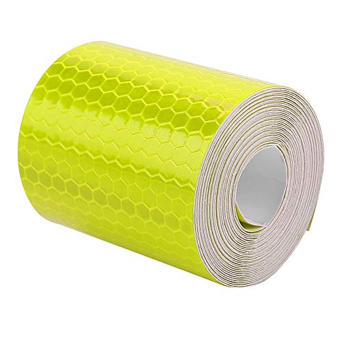 Reflecterende Tape Sticker, 5cm x 3m Veiligheid Zelfklevende Reflecterende Tape, Universal Safety Reflective Warning Lights Sticker, voor Fiets en Auto