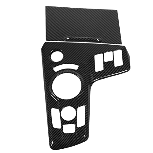 Carbon Fiber Center Console Gear Shift Panel Trim Cover, Cup houder Frame Shift Knob Cover Sticker Interieur decoratie Kit voor Sportage SUV 2022+