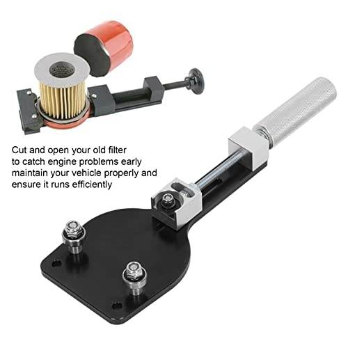 Oliefiltersnijplotter 77750 Zinklegering oliefilter snijden auto reparatie gereedschap bereik van: 2-3/8in tot 5in Motor motor inspectie reparatie gereedschap(zwart) 4