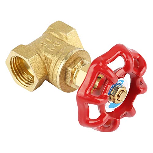 DN15 Brass Gate Valve BSPP G1/2 Rotary Valve 232PSI for Water Oil Gas