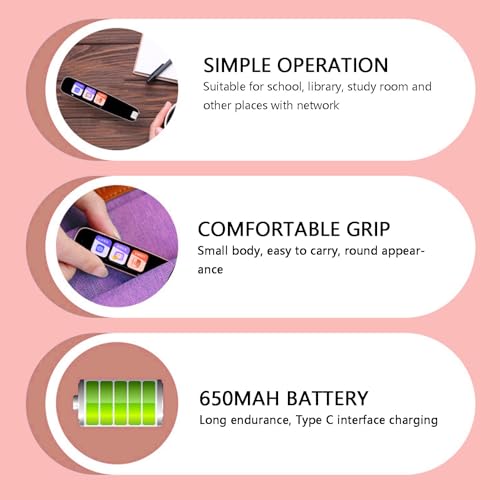 Scan Translator Pen, Intelligente WiFi Scan Pen, Portable Voice Translator Reading Apparaat, Scanner voor het lezen 5