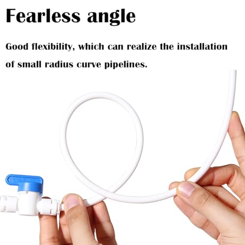 RO slang, Dujelixa 3/8' PE slang, koelkast waterpijp - 5m, waterzuivering buis (OD: 9.5mm), koelkast slangen, voor omgekeerde osmose systemen, waterfilters, koelkasten 4