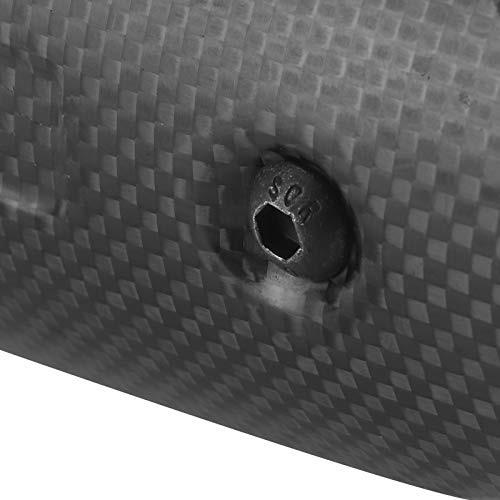 Uitlaatwarmteschild Universele hitteschild Kit Cover droge koolstofvezel uitlaat middelste buis met hitteschild Uitlaat Heat Shield Guard Kit 4