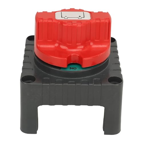 12-48 V 300A Batterij loskoppelen schakelaar Batterij storing Eenvoudige installatie voor Yacht Truck auto met koperen clips (Grey)