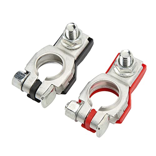 Batterijklemmen set, 2 stuks positieve negatieve batterijterminal set 243407F000 243407F001 Autokabel Connector Clamp Vervanging voor INFINITI