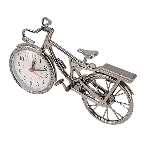Bureau Bike Clock Batterij Bediende Vintage Bureaublad alarmklok Compacte Art Ornament Decoratieve Realistische Slaapzaal Home Dagelijkse Decoratie