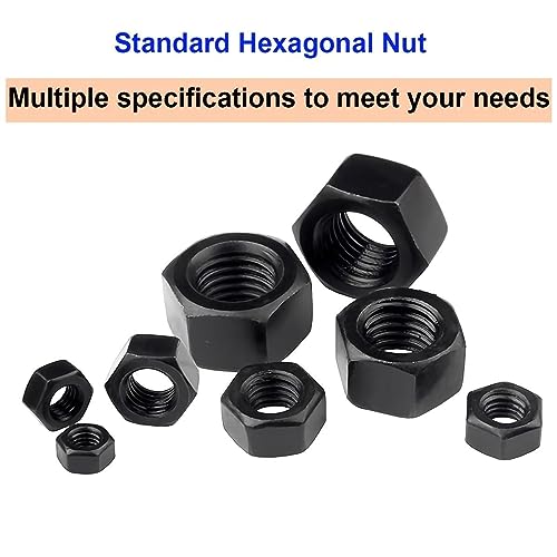20st M3 Hex Nut, Zwarte Hex Nut, Hex Nut, voor de bouw en industriële bevestigingsmiddelen 4