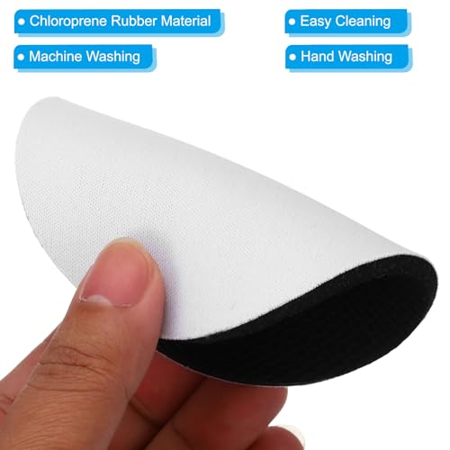 Sublimatie onderzetters Blanken, 24st 10cm Ronde Blanke Beker Onderzetters voor Thermische Sublimatie DIY ambachten, Wit 4