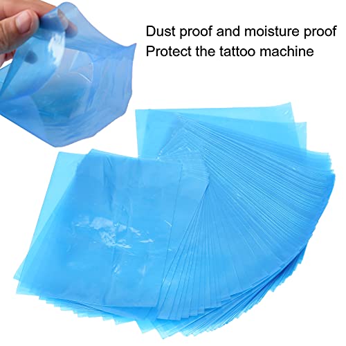 Tattoo Pen Covers 100 stuks, Tattoo Machine Tassen Covers Wegwerpbare Tattoo Supplies Tassen voor Tattoo Coil Machine, Tattoo Bescherm Cartridge Machine Pen Handvatten Reiniging Tattoo Supplies 4