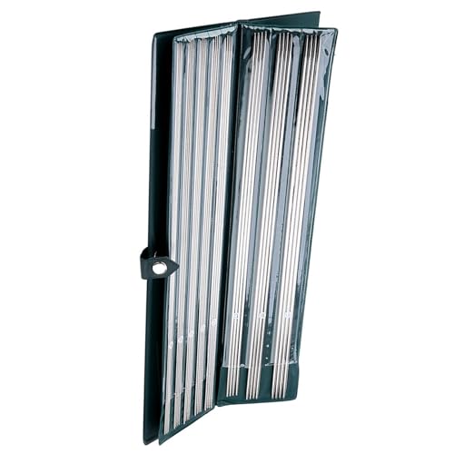 44 stuks breien Kit, Dubbelpuntig Roestvrij staal Weefgereedschap voor sokken en truien, verkrijgbaar in 11 maten Van 1,5 Mm tot 6,5 Mm (36 cm) 3