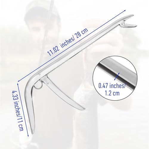 Fishing Hook Remover Tool Roestvrij staal Vissen Tang Vis Tang Haak Verwijderaar Demilator Hook Extractor Zoetwater Zoutwater Vissen Tackle 28cm