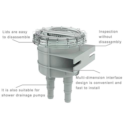 Zeewaterfilter, ABS 4.3in Inlaat Zeewaterstrainer Filter Motor Beschermen Reiniging Koelen voor 1/2 in 5/8in 3/4in Slang 4