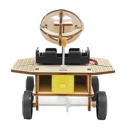 Handgemaakt hout Mars Rover, leerhulpmiddelen voor ruimtevaartmodellen, handgemaakte educatieve puzzel voor jongeren 4
