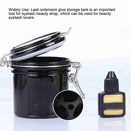 Lijmhouder met 3 compartimenten voor vocht om uitdroging te voorkomen, verzegeld, lekdicht, wimper, stickers, organizer voor de tank voor het versieren van wimpers 4