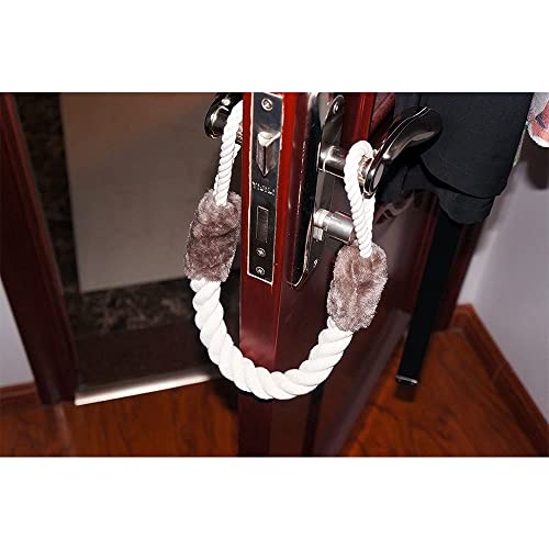Deurstop stoppen touw de deur lammelen stopper deur knoop handgreep stopper huisdier tanden beschermers bewaker decoratief 4