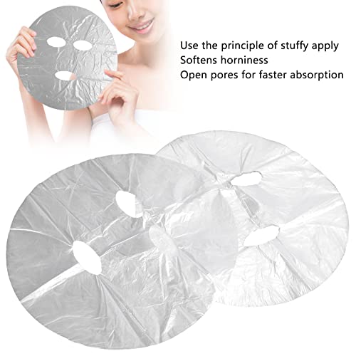 100 st. Huidverzorging DIY gezicht Plastic comprimeren Masker gezicht masker DIY Cosmetisch gezichtsverzorgingsmasker