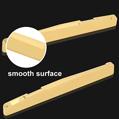 Guitar Brass Bridge Zadel Nut Brass voor 6 String Gitaar Instrument 3