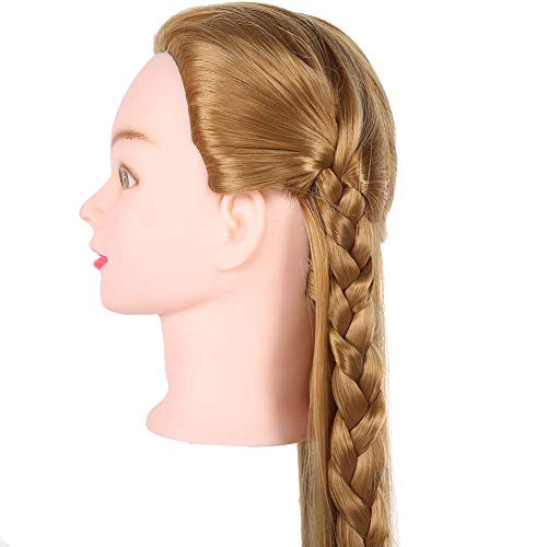 Mannequin Head, Salon Mannequin Head, Pruiken Haar Mannequin Head Haar Styling Vlechten Salon Training Hoofd Model 70cm