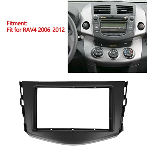 2Din autonavigatie Frame Radio Fascia Frame, Plug en Play ABS Navigatie Fascia Fit voor RAV4 2006-2012