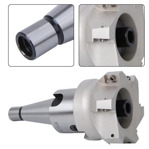 6 Fluit Hoek Malen Cutter Gezicht Malen Cutter Invoegen Cutter NT30 FMB27 Collet houder 6 Fluit Malen Cutter AMPT1604 Invoegen (NT30-FMB27+80 mes schijf +1604APMT mes pellets) 4