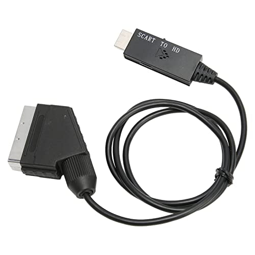 Geavanceerde SCART naar HD Multimedia Interface Converter Kabel met hoge resolutie ondersteuning, VHS VCR DVD Recorder-apparaten C Atibel