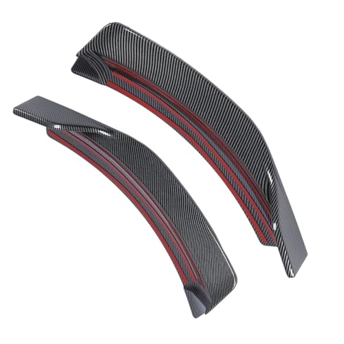 Front Bumper Side Spoiler Corner Cover Canards Splitter Diffuser Spoilers voor Benz V-klasse W447 V260 AMG-Line (Carbon Fiber Style)