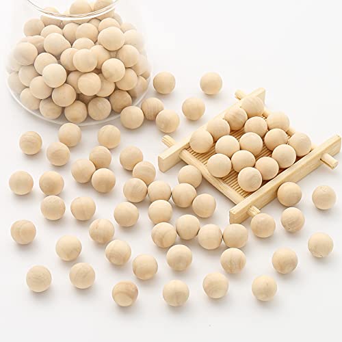 Houten kralen Ambacht Kralen voor doe-het-zelf Sieraden Accessoires 200st 14mm