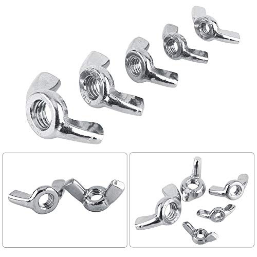 10 st DIN315 M3-M8 Roestvrij staal SS316 Wing Noten Wing Noten Meubels Lock Supply(M5) 3