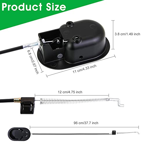 Fauteuil Onderdelen Universele Recliner Release Pull Handle Vervanging Onderdelen Aluminium Legering Pull Recliner Handvat Bank Release Lever met Recliner Kabel Past Grote Recliner Merken