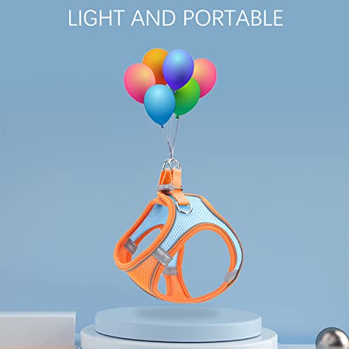 Kattentuig met riem, Reflectief Comfortabel verstelbaar Kattentuig voor Katten Anti Spout Katvest voor Wandelen, Joggen - L 3