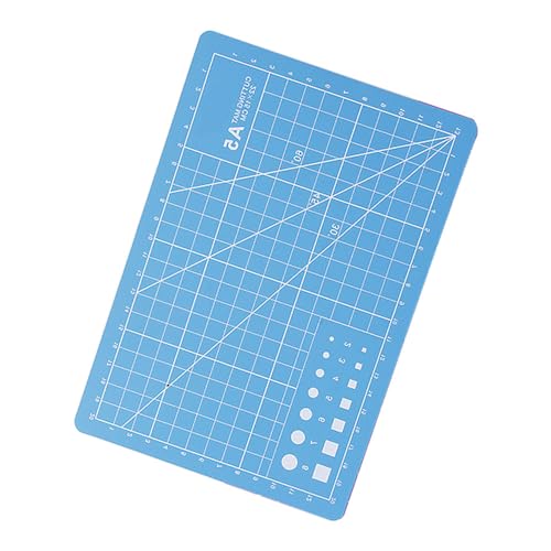 Snijmat A5, PVC Self Healing Cutting Mat Board Craft Mat voor het naaien Quilten Crafting (Blauw)