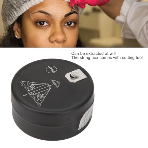 65.6 Voeten Pre-Inked Eyebrow Mapping Wire, Microblader Tag Cord, Make-up Microblader Tag Wire, Professional for Beauty Salon (White) 4