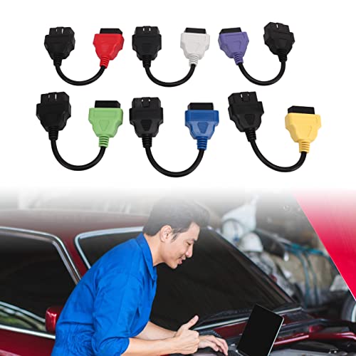 MultiECUScan Adapter Kabel OBD2 Kenmerkende ECU Scan Tool Makkelijk herkenbaar ABS Plastic Materiaal Vervanging Geschikt voor Lancia (6 stuks)-Multi Ecuscan 4