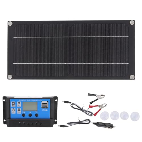 Solar Panel Kit, Monokristallijn Materiaal 100A Batterijlader 600W 18V Controller Batterij opladen Kit voor Solar Street Lights Outdoor Farm