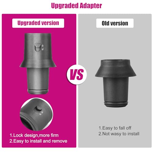 5-in-1 Long Curly Barrels+Round Volumizing Borstelbijlagen voor Dyson Airwrap HS01 HS05, Adapter voor Dyson Supersonic Haardroger HD01 HD02 HD03 HD04 HD07 HD08 4