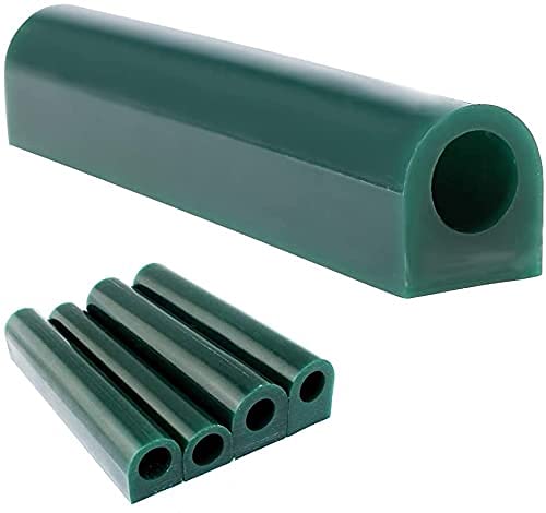 Sieraden Ring Tool Groen Carving Wax Tube, Solid Carving Wax Tube Rond Was Buis met gecentreerde gat, Carving Wax Ring Tube voor het maken van ringen Carving Was Casting Large Flat