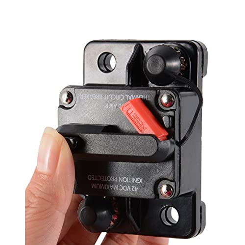 DC12V-42V Waterdichte Switch Switch Handmatig herstel 50A-300A Auto Stereo, Audio, Boot, Motorfiets, Inline Fuse, Inverter 250A, Versie upgraden (50A) 5