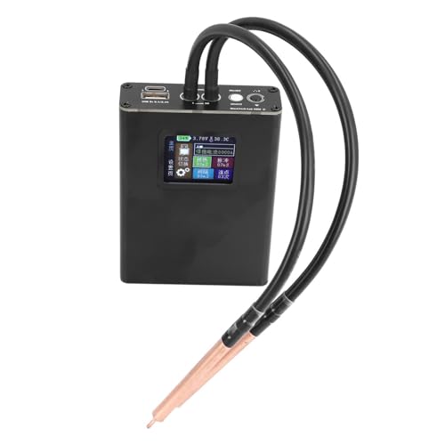 Mini Spot Welder Kit, voor 0,25 Mm plaatmetaal Mini Spot Welder Kit Portable LCD display met 5000MAh oplaadbare batterij, Gereedschappen 3